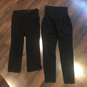 Old Navy Active Maternity Leggings and Yoga Crops